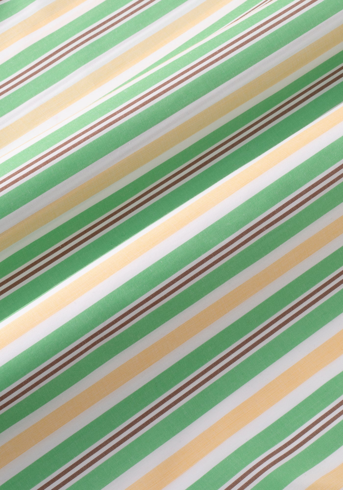 Yellow Green Stripe Poplin Shirt