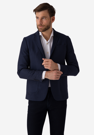 Contemporary Fit Midnight Blue Blazer