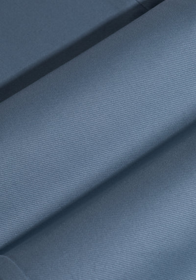 Contemporary Fit Dark Pastel Blue Gabardine