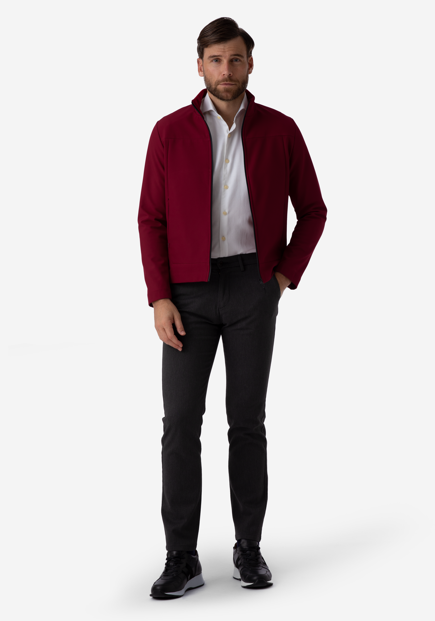 Crimson Red Waterproof Jacket