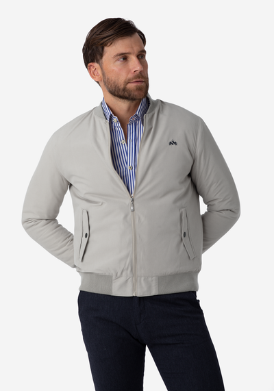 Pale Beige Down Jacket