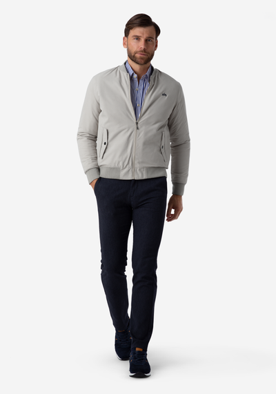 Pale Beige Down Jacket