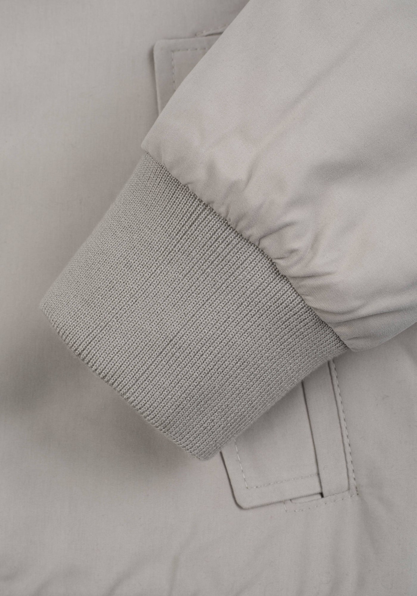 Pale Beige Down Jacket