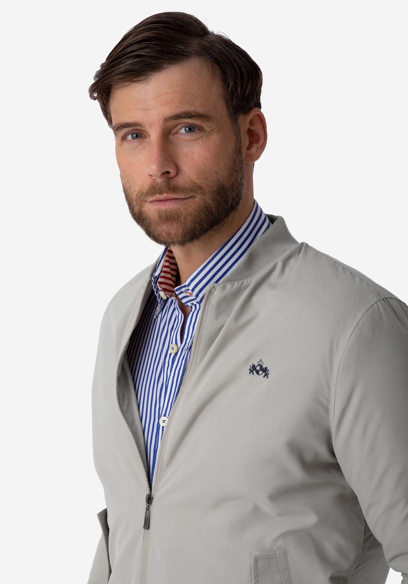 Pale Beige Down Jacket