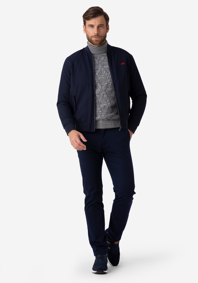Dark Navy Down Jacket