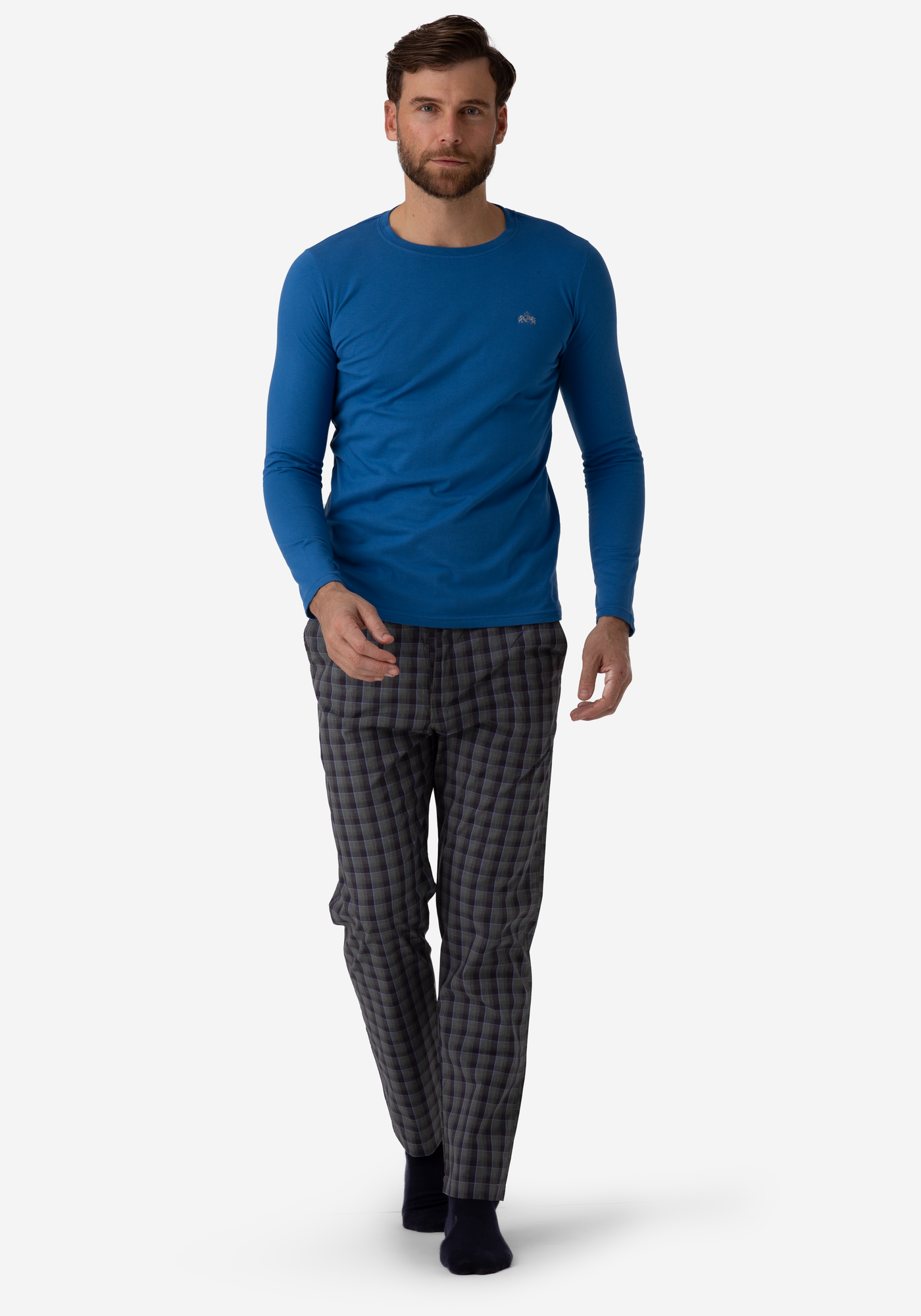 Bright Blue Cotton Pyjama