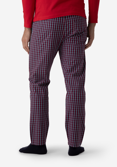 Vivid Red Cotton Pyjama