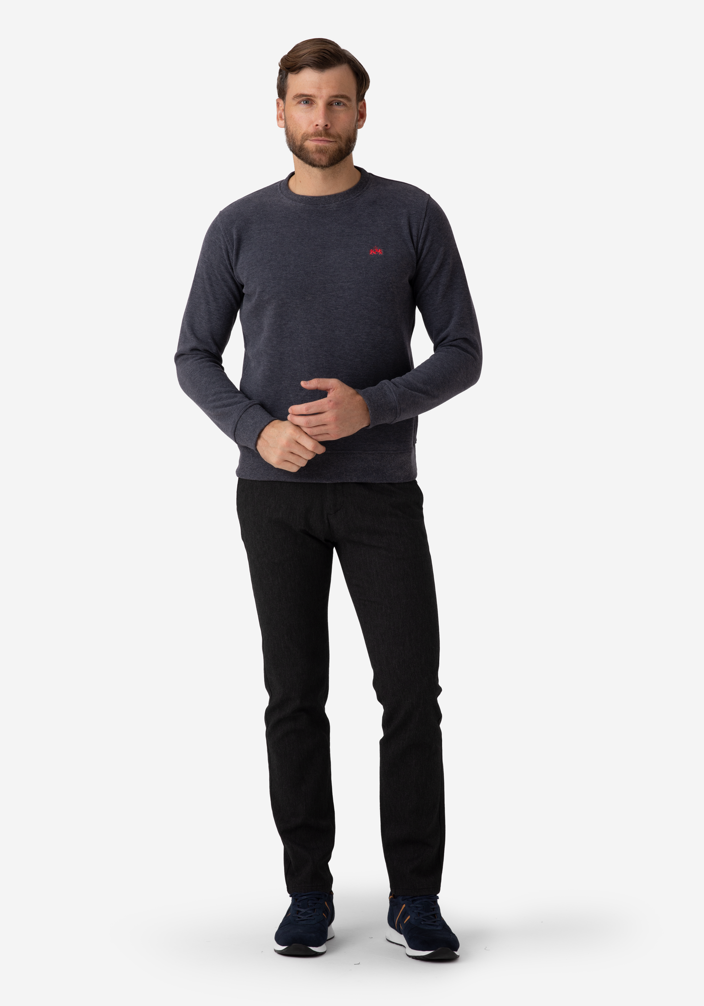 Charcoal Cotton Sweatshirt