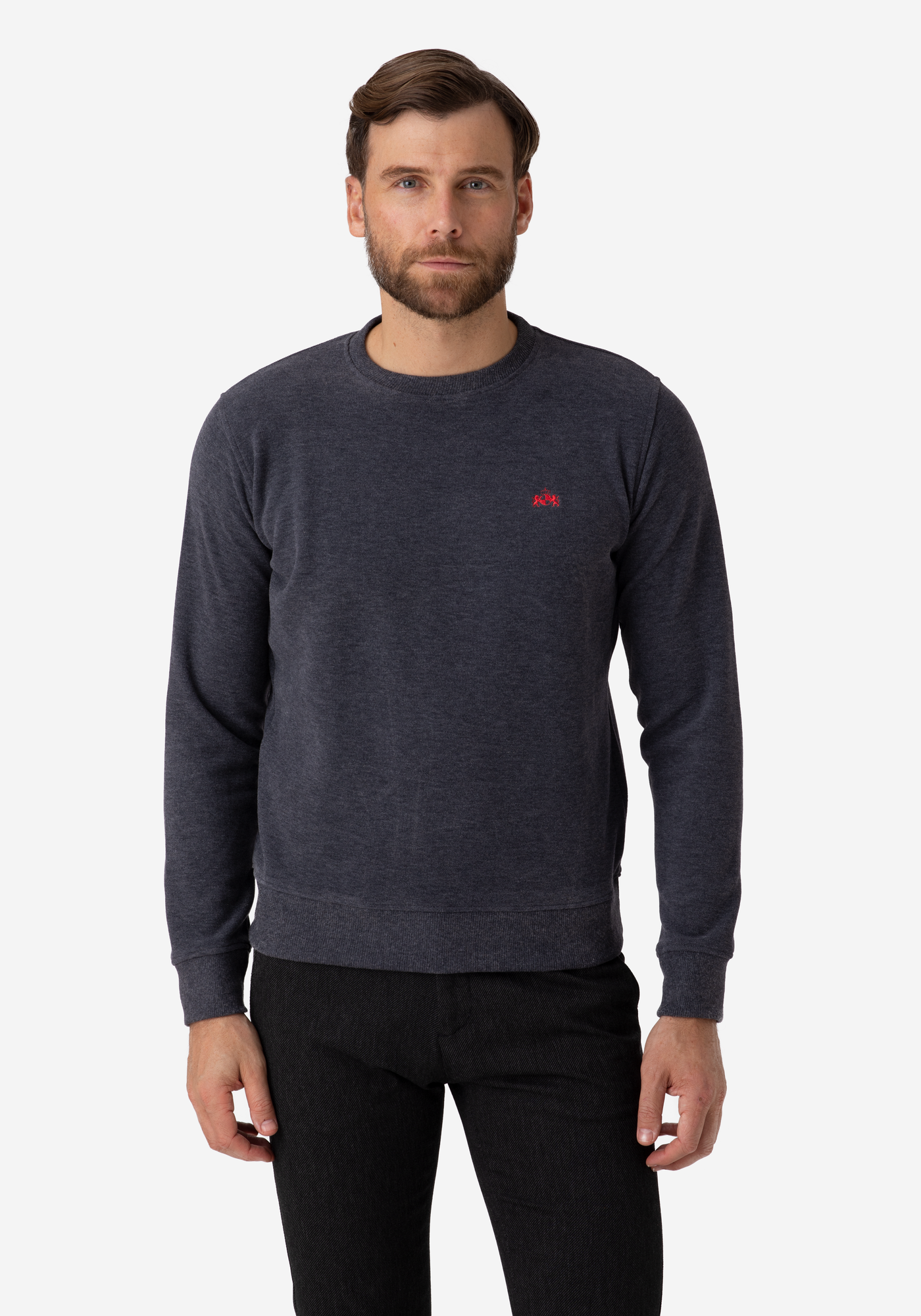 Charcoal Cotton Sweatshirt