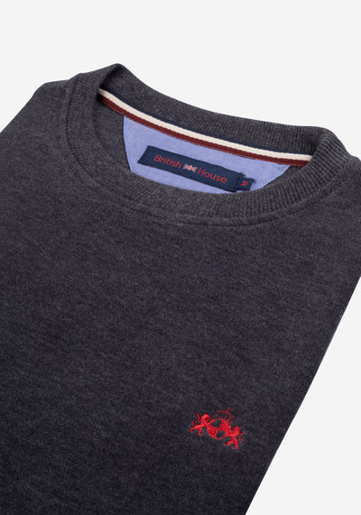 Charcoal Cotton Sweatshirt
