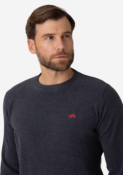 Charcoal Cotton Sweatshirt