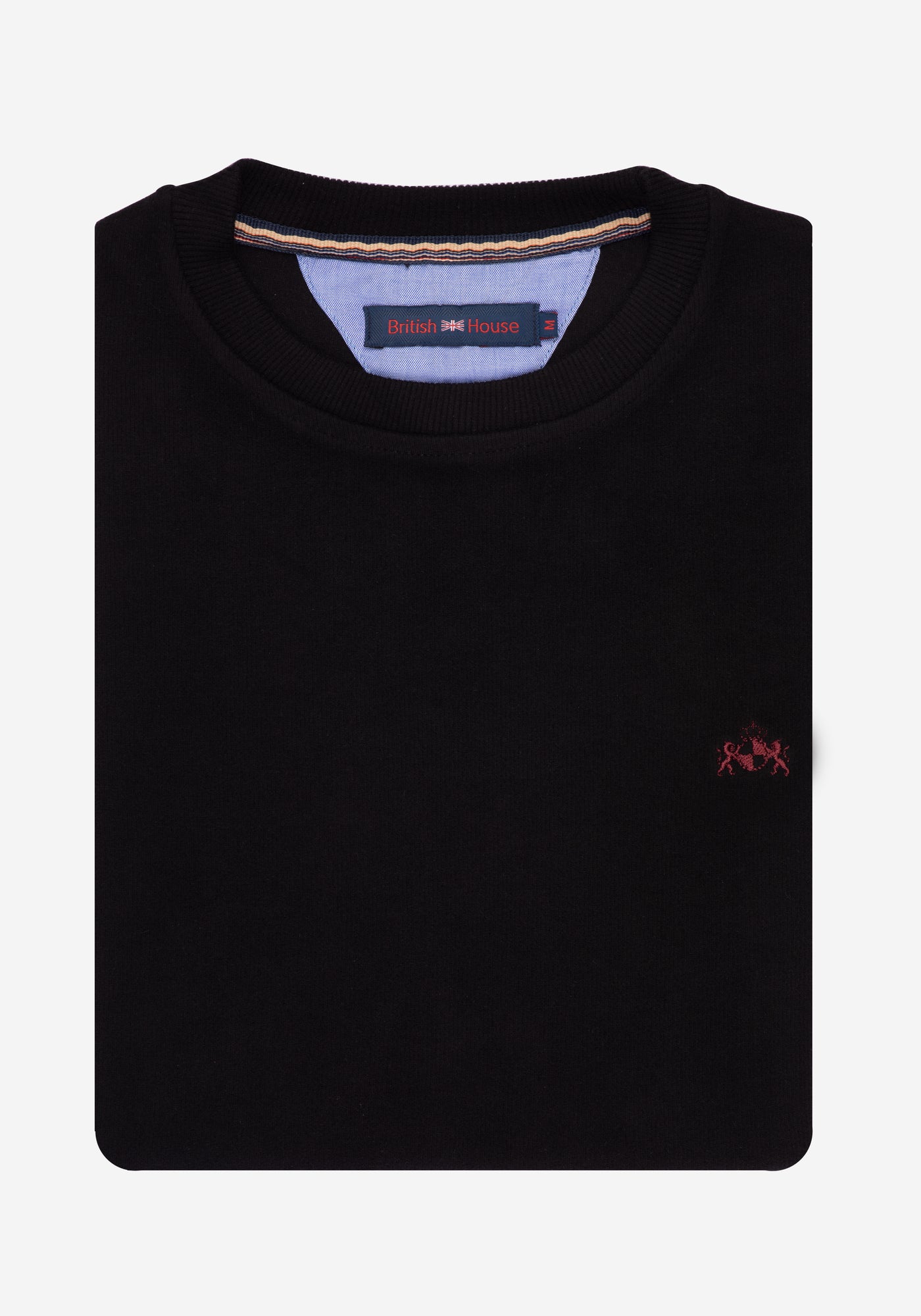 Pitch Black Cotton Sweatshirt