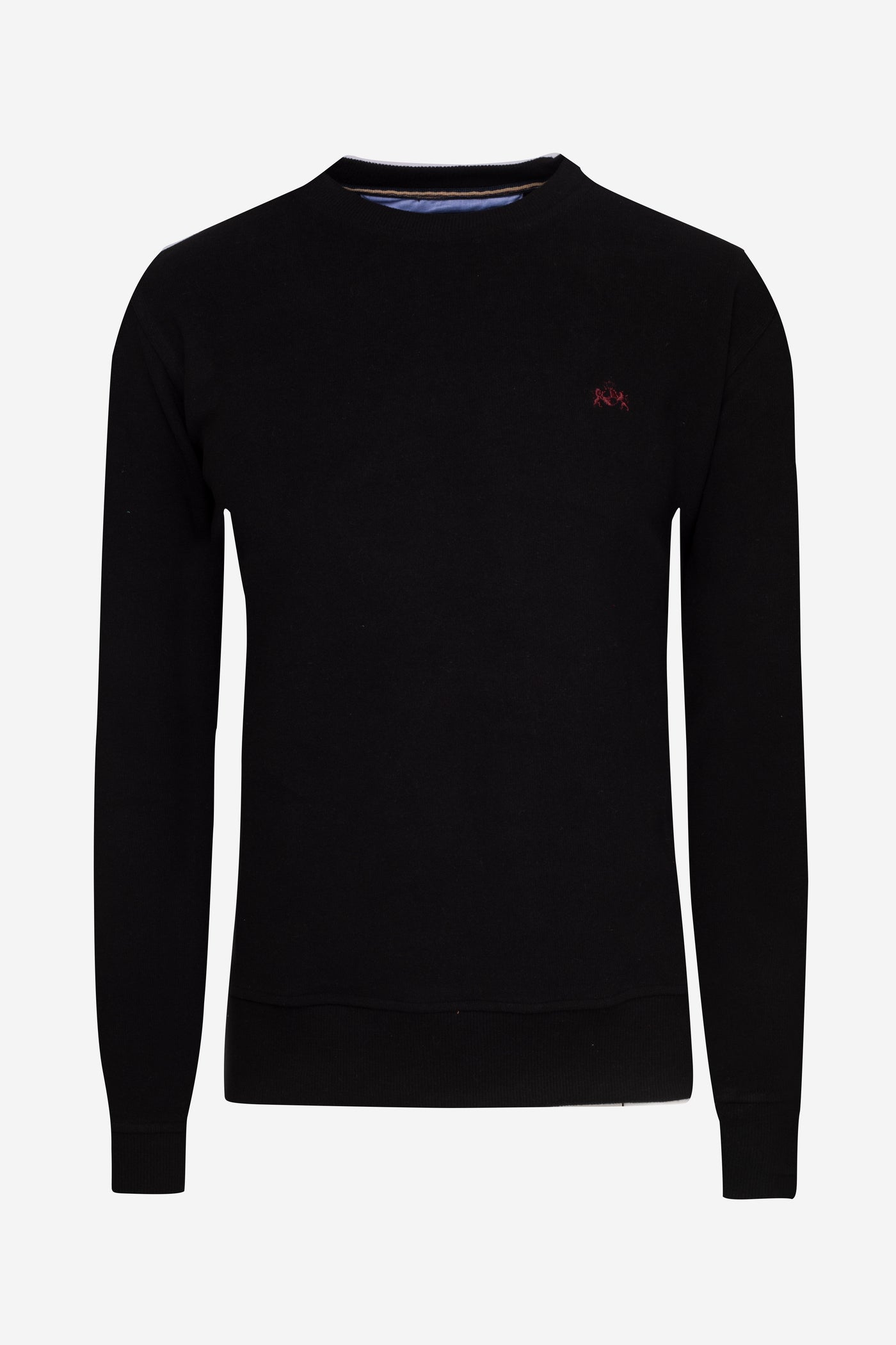 Pitch Black Cotton Sweatshirt