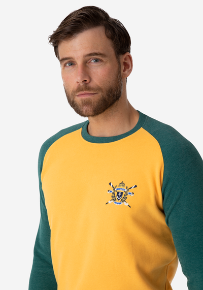 Mustard Green Cotton Sweatshirt