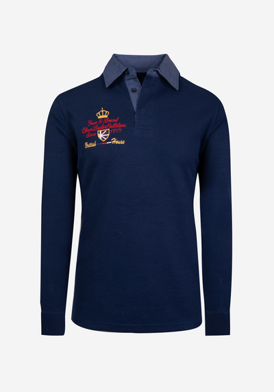 Dark Midnight Blue Cotton Sweatshirt