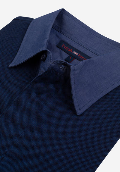 Dark Midnight Blue Cotton Sweatshirt