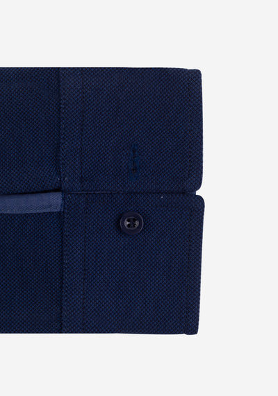 Dark Midnight Blue Cotton Sweatshirt