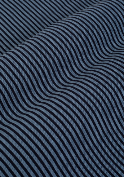 Light Blue Stripe Cotton Sweatshirt