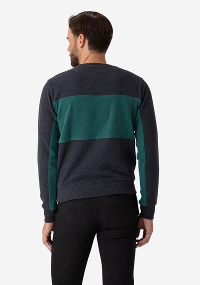Charcoal Green Cotton Sweatshirt