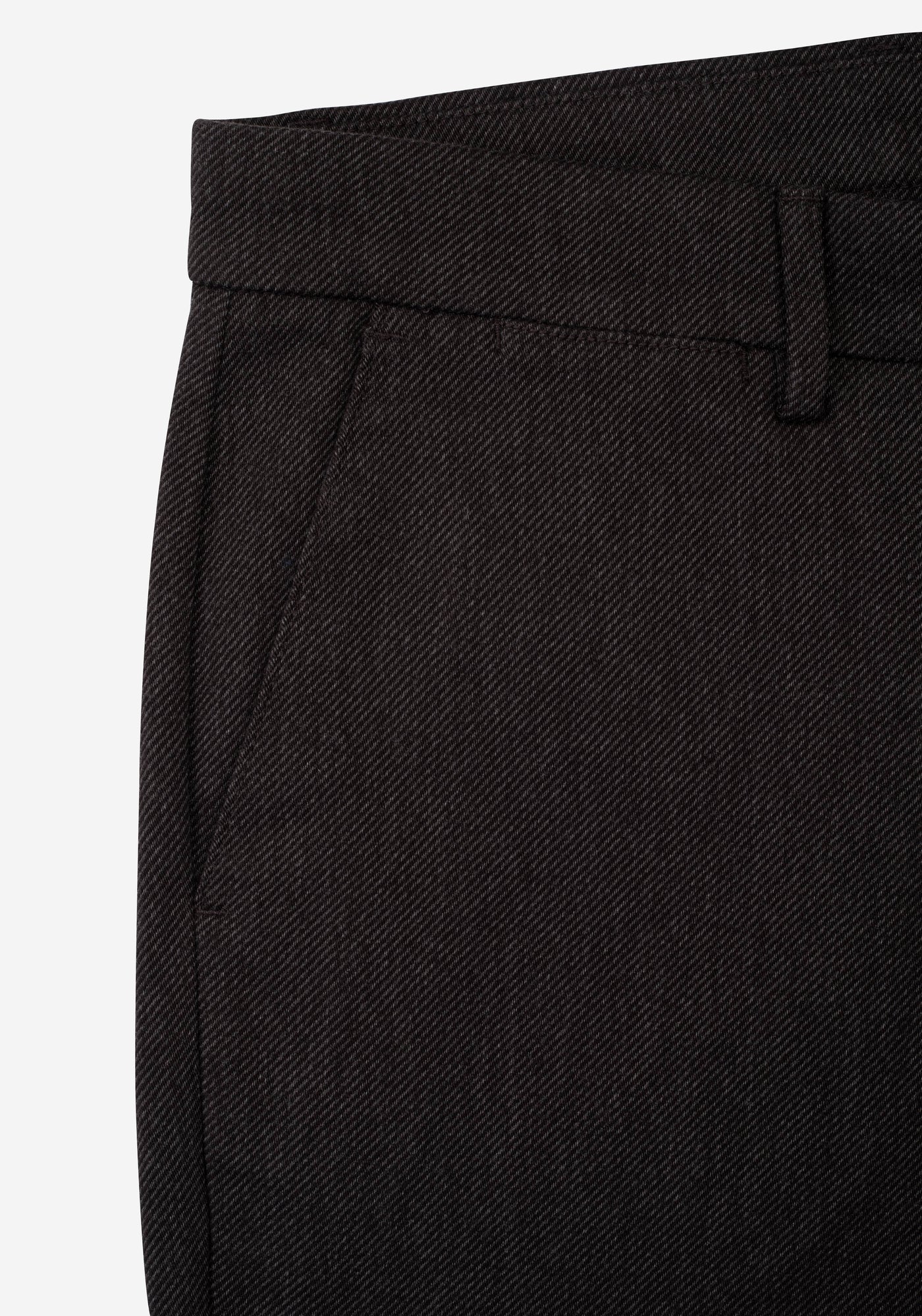 Dark Brown Cavarly Twill Pants