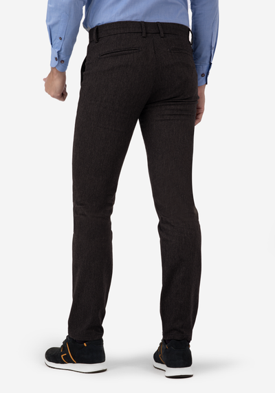 Dark Brown Cavarly Twill Pants