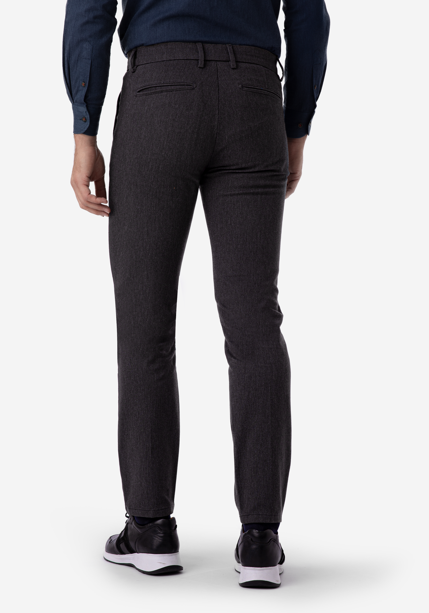 Light Grey Cavarly Twill Pants