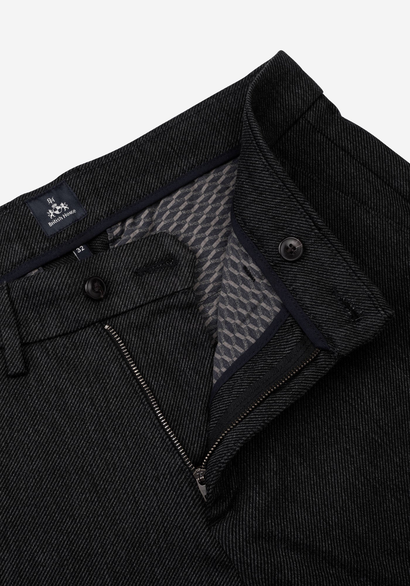 Antracite Cavarly Twill Pants