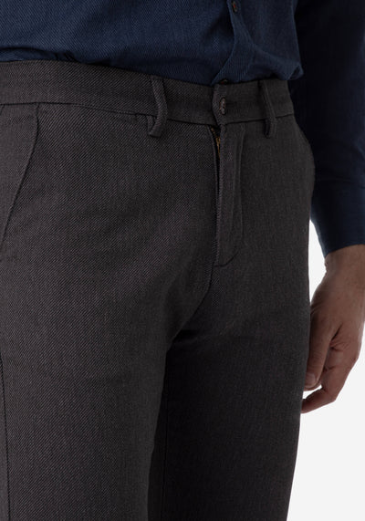 Light Grey Cavarly Twill Pants