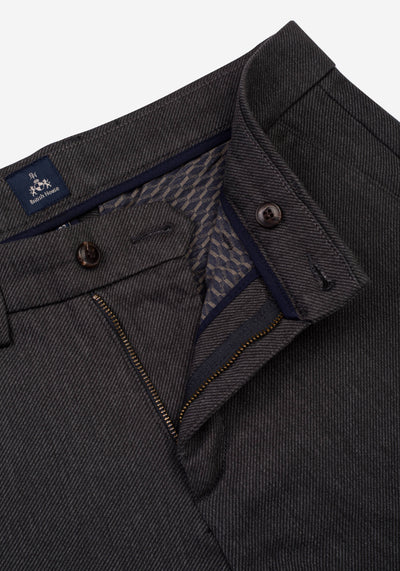 Light Grey Cavarly Twill Pants