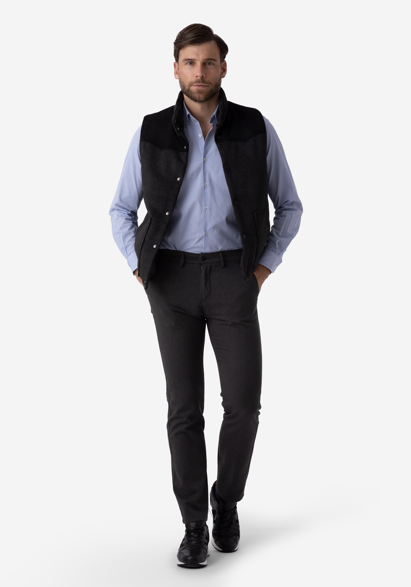 Ash Black Vest