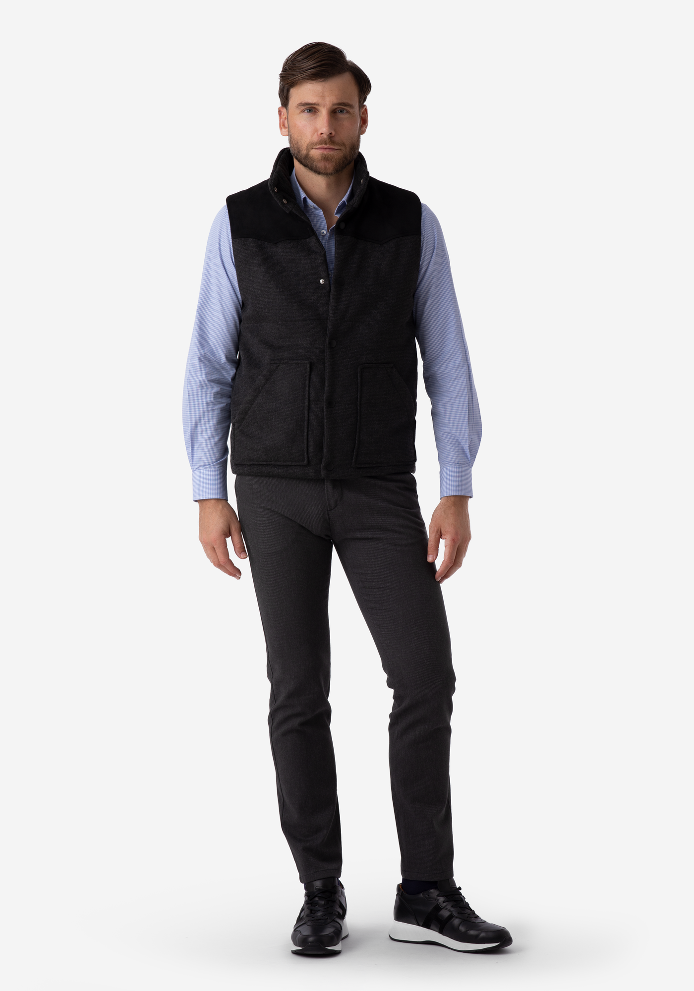 Ash Black Vest