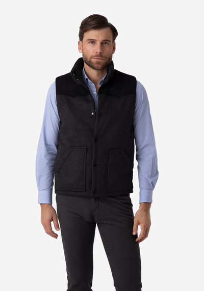 Ash Black Vest