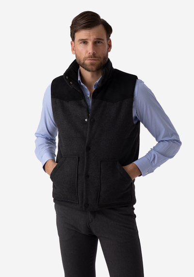 Ash Black Vest