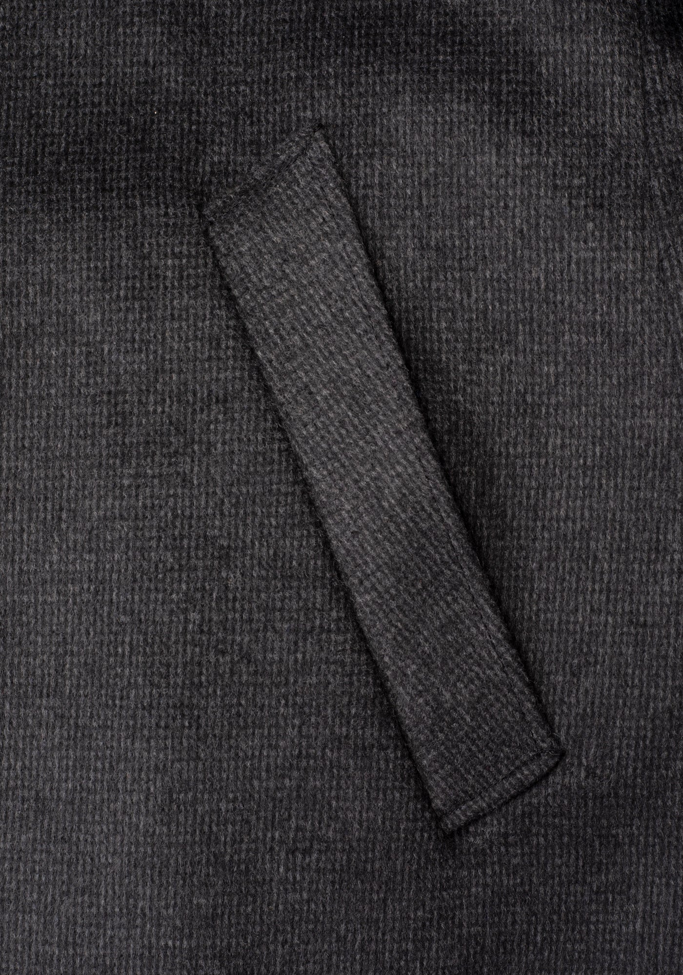Midnight Grey Poly Wool Coat