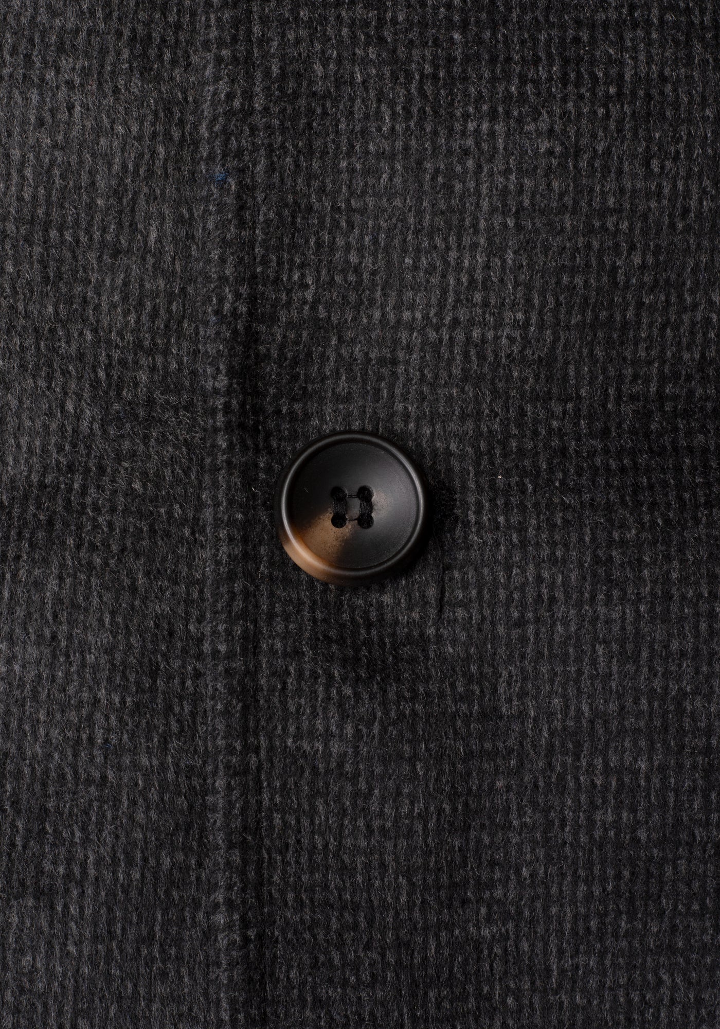Midnight Grey Poly Wool Coat