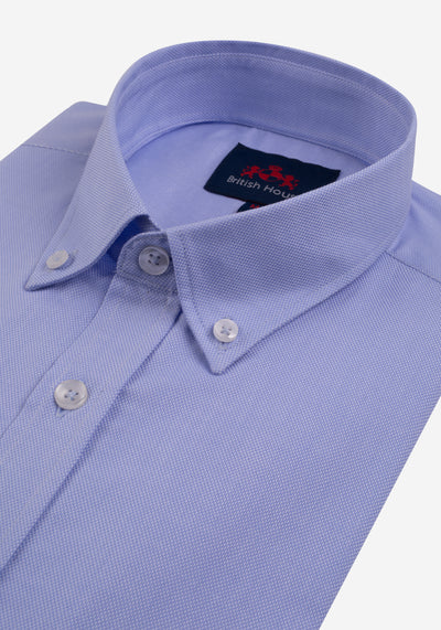 Dark Cornflower Blue Royal Oxford Shirt