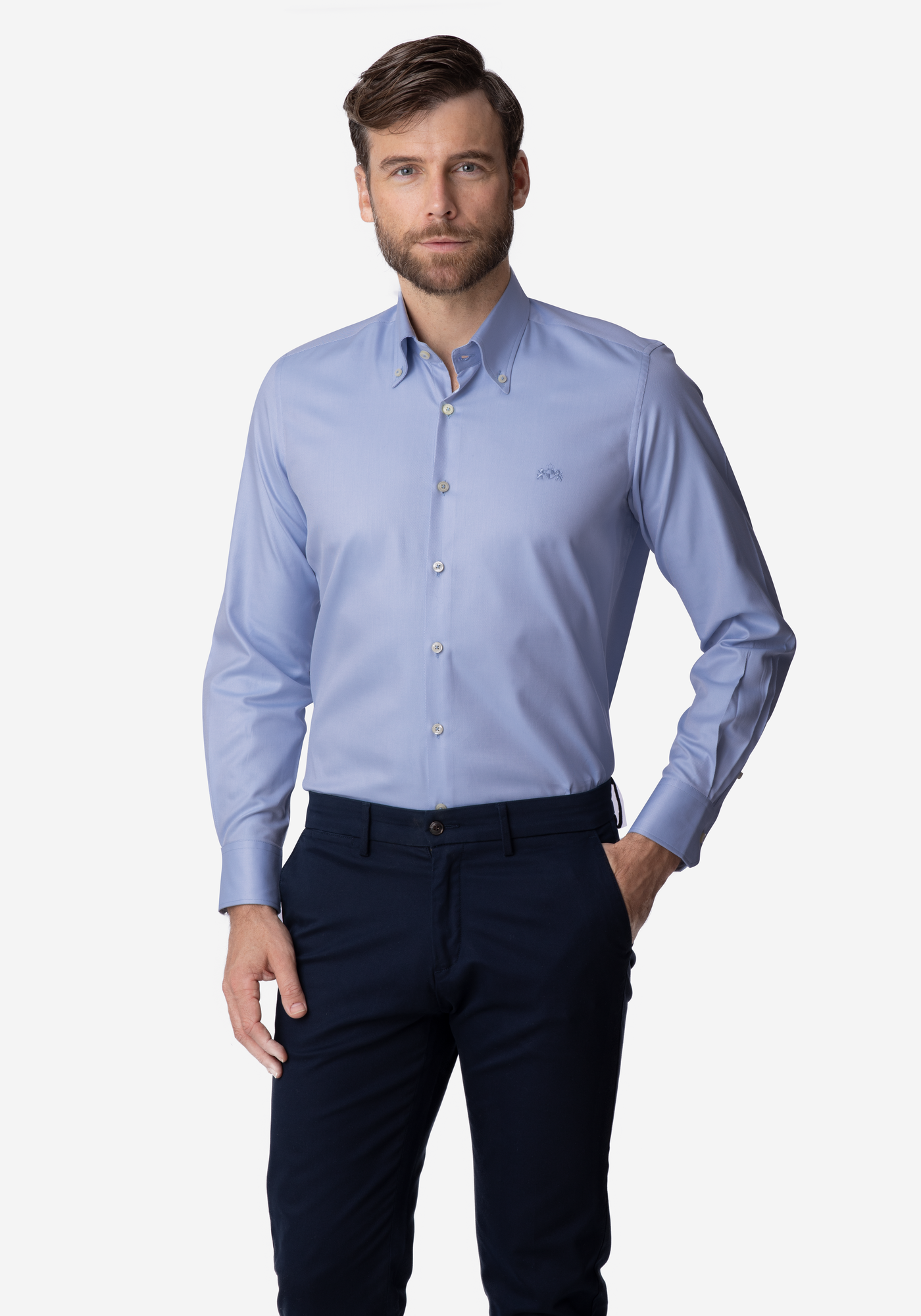 Faded Blue Signature Twill Shirt