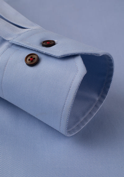 Dark Pastel Blue Signature Twill Shirt