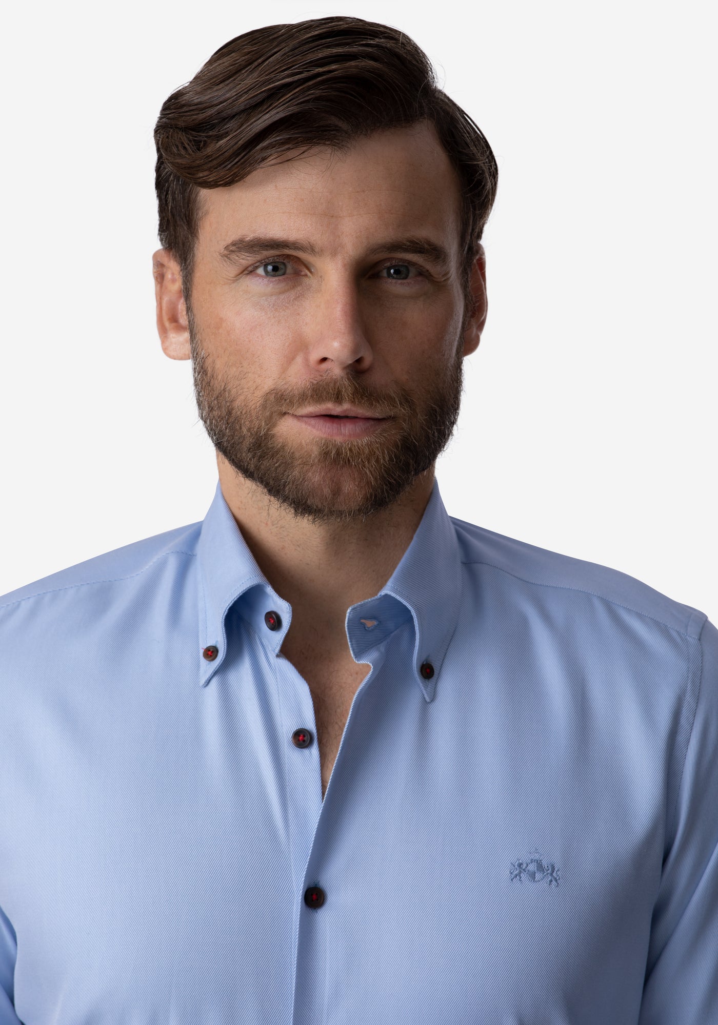 Dark Pastel Blue Signature Twill Shirt