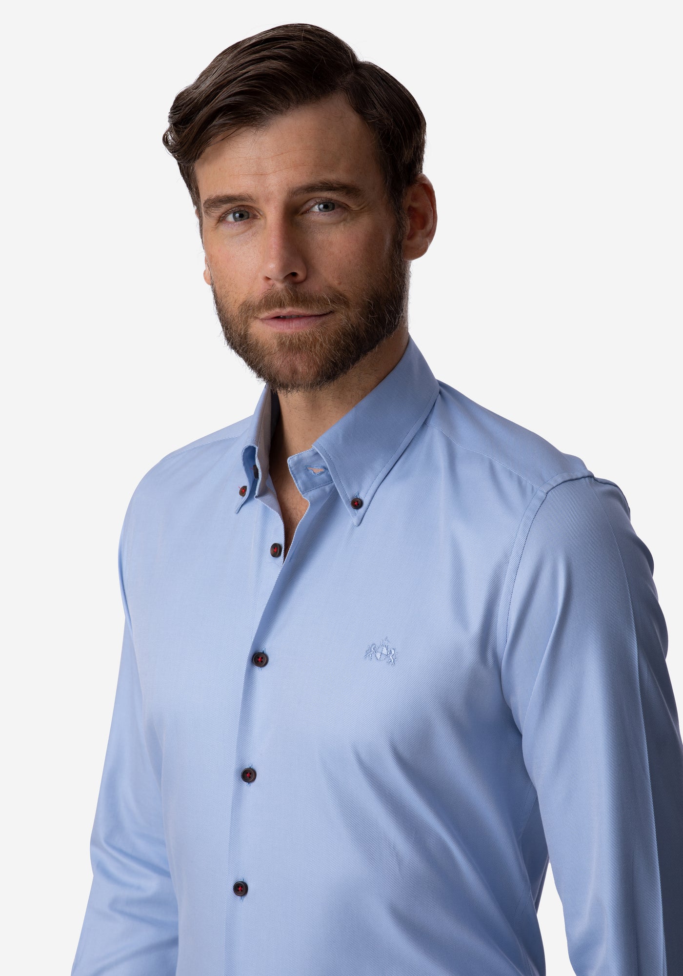 Dark Pastel Blue Signature Twill Shirt