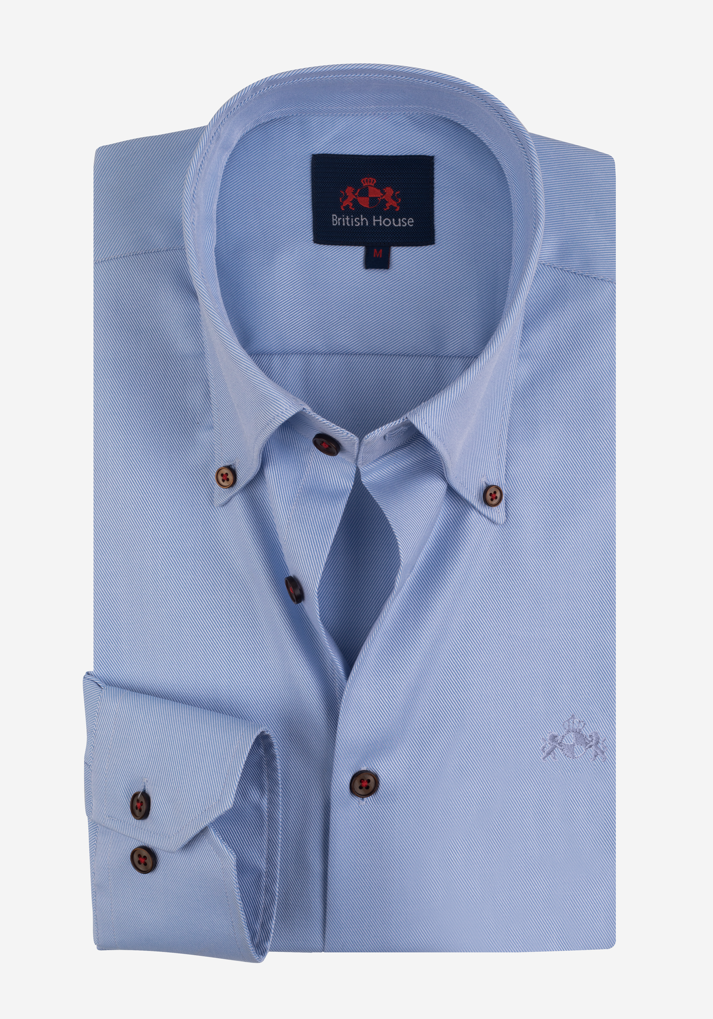 Dark Pastel Blue Signature Twill Shirt