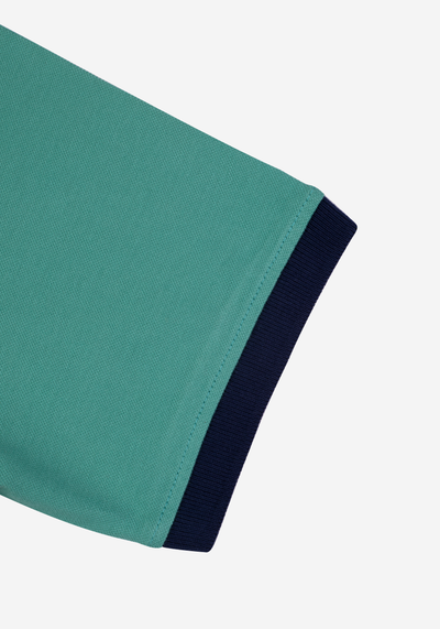 Deep Green Cotton Lycra Polo Shirt