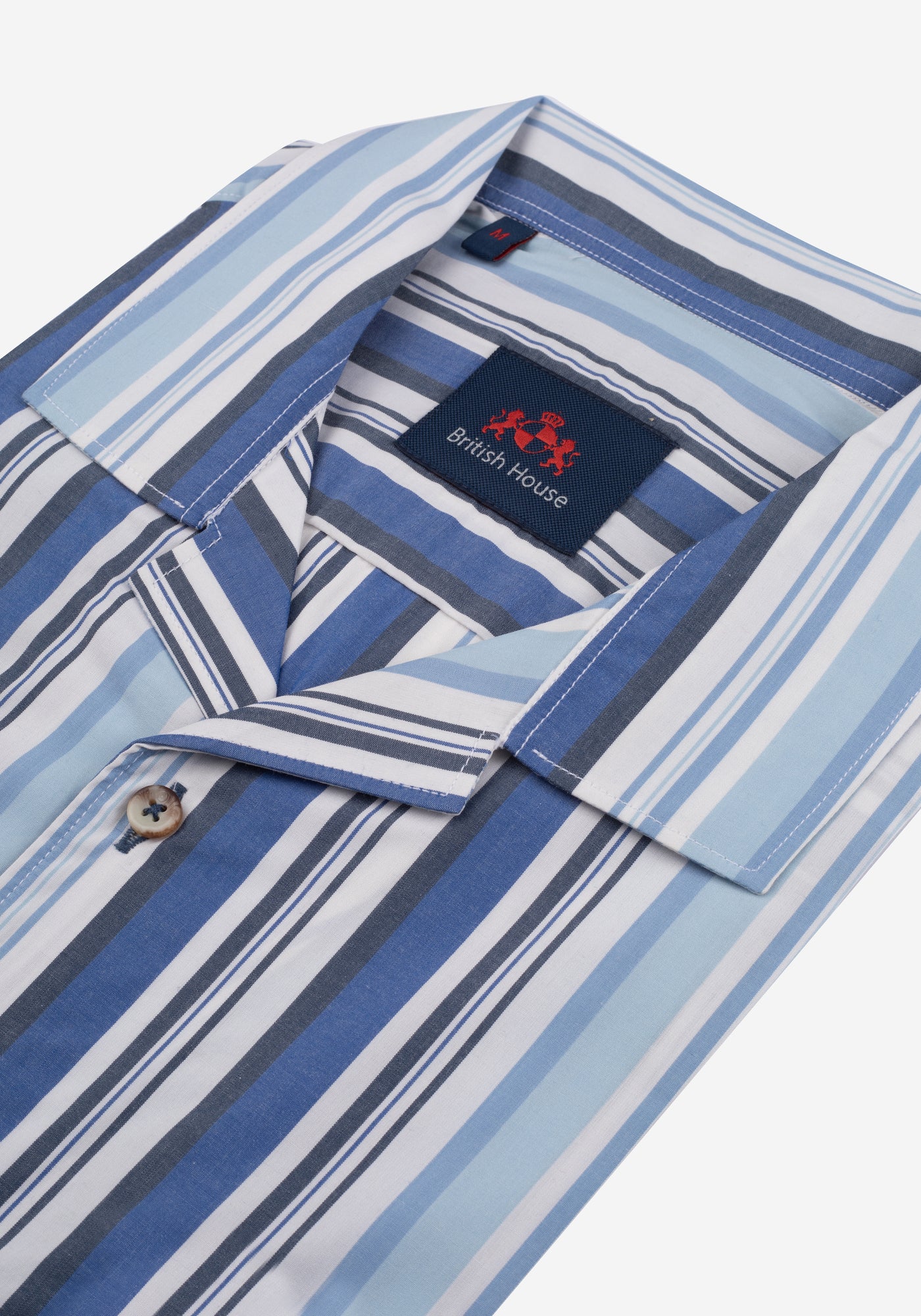 Blue Stripe Resort Shirt - Short Sleeve