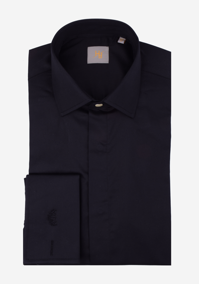 Black Satin Shirt