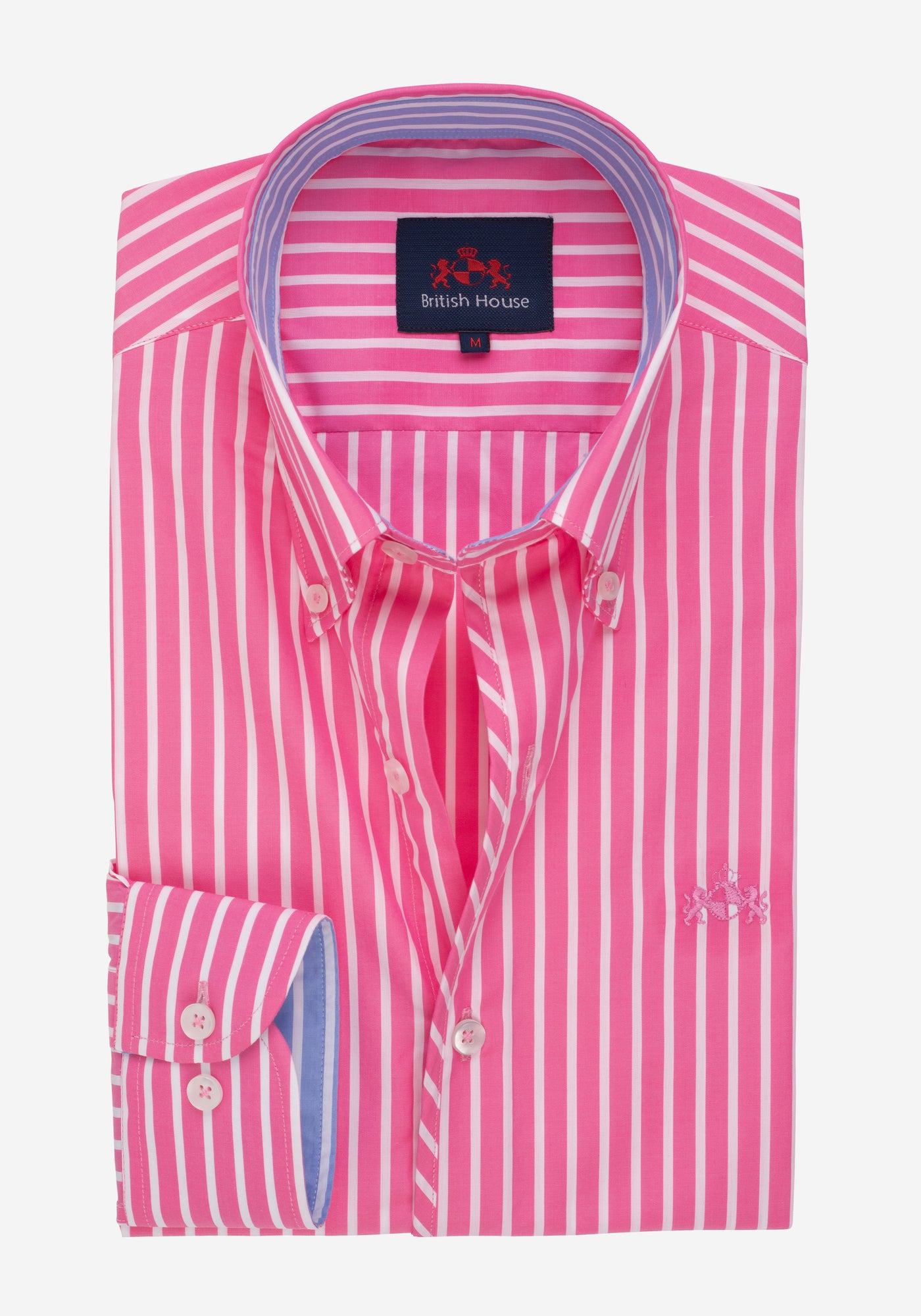 French Pink Stripe Tencel Cotton Shirt