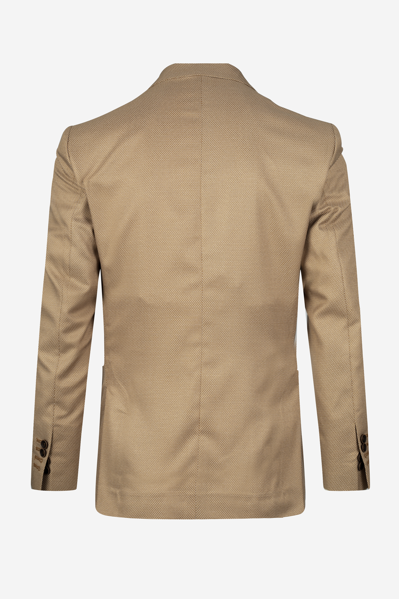 Contemporary Fit Navajo Beige Dotted Blazer