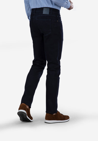 Contemporary-fit Jeans in Dark-Blue Denim