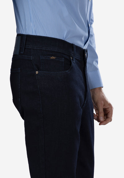 Contemporary-fit Jeans in Dark-Blue Denim