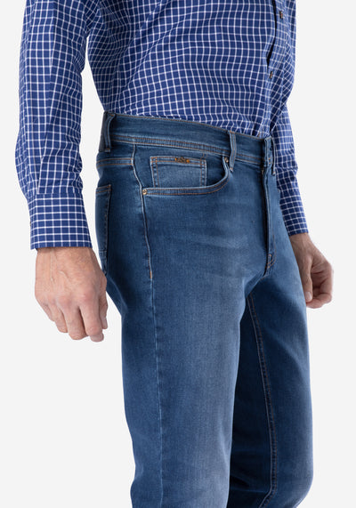 Contemporary-fit Jeans in Blue Denim