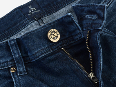 Contemporary-fit Jeans in Dark Blue Denim